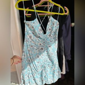 Skylar + Madison blue floral dress, size large